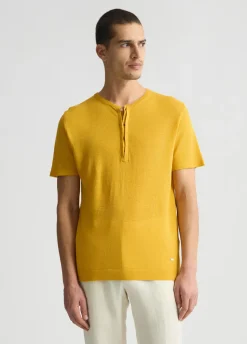 Liu Jo Tee-shirt en lin et coton|Homme Pulls Et Sweaters