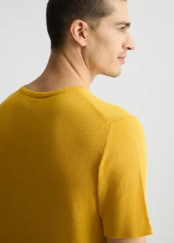 Liu Jo Tee-shirt en lin et coton|Homme Pulls Et Sweaters