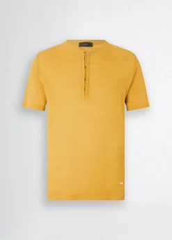 Liu Jo Tee-shirt en lin et coton|Homme Pulls Et Sweaters