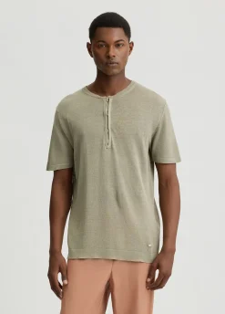 Liu Jo Tee-shirt en lin et coton|Homme Pulls Et Sweaters