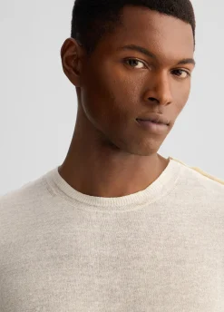 Liu Jo Tee-shirt en lin et coton|Homme Pulls Et Sweaters|Polos Et T-Shirts