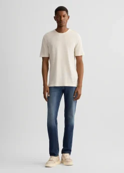 Liu Jo Tee-shirt en lin et coton|Homme Pulls Et Sweaters|Polos Et T-Shirts