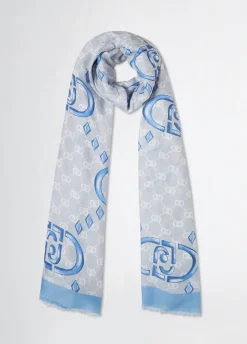 Liu Jo Étole avec logo|Femme Écharpes Et Foulards