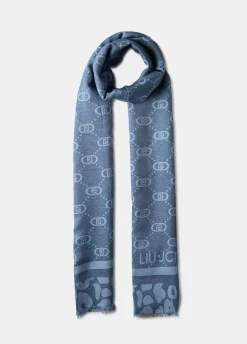 Liu Jo Étole avec logo|Femme Écharpes Et Foulards