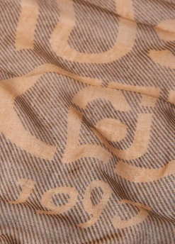 Liu Jo Étole avec logo|Homme Echarpes Et Chapeaux