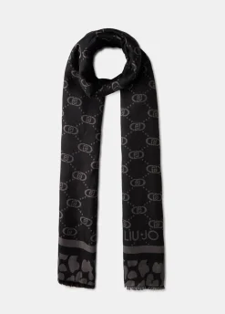 Liu Jo Étole avec logo|Femme Écharpes Et Foulards