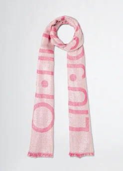 Liu Jo Étole avec logo jacquard|Femme Écharpes Et Foulards