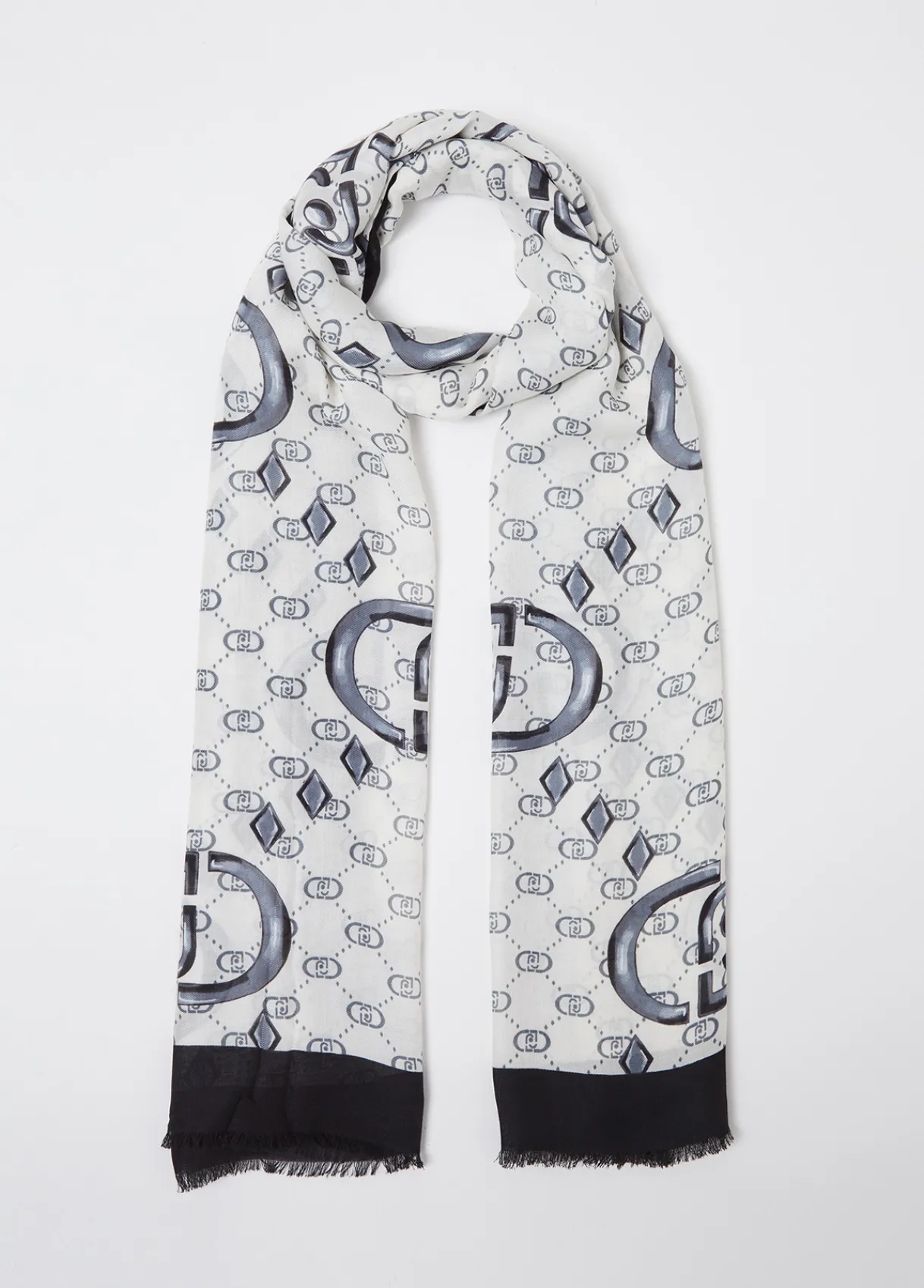 Liu Jo Étole avec logo monogramme|Femme Écharpes Et Foulards