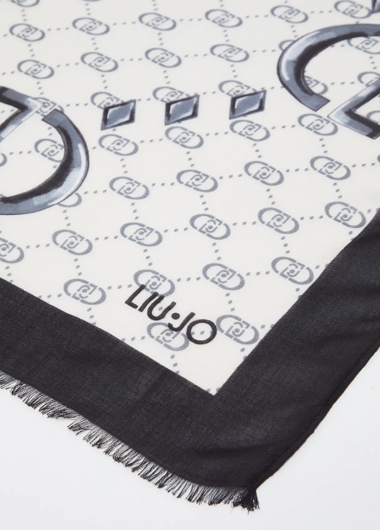 Liu Jo Étole avec logo monogramme|Femme Écharpes Et Foulards