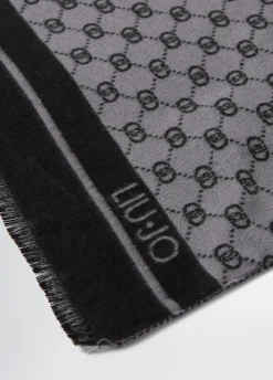 Liu Jo Étole jacquard avec logo|Homme Echarpes Et Chapeaux
