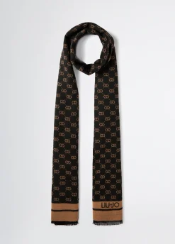 Liu Jo Étole jacquard avec logo|Homme Echarpes Et Chapeaux