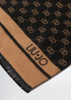 Liu Jo Étole jacquard avec logo|Homme Echarpes Et Chapeaux