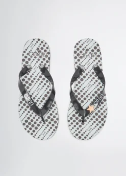 Liu Jo Tongs avec imprimé à pois|Femme Mocassins|Mode Plage