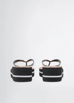Liu Jo Tongs avec imprimé animalier|Femme Mocassins|Mode Plage