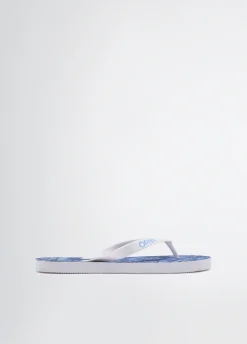 Liu Jo Tongs avec imprimé jeans|Femme Mocassins|Mode Plage