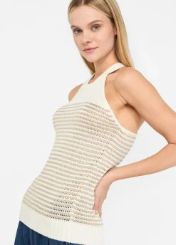 Liu Jo Top à rayures lurex®|Femme Mailles