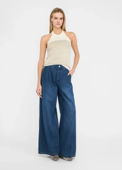 Liu Jo Top à rayures lurex®|Femme Mailles