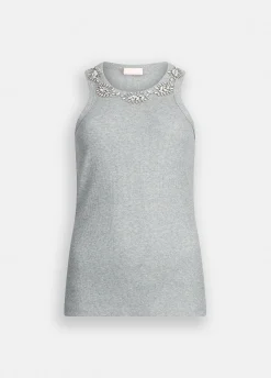 Liu Jo Top avec applications bijoux|Femme T-Shirts Et Tops