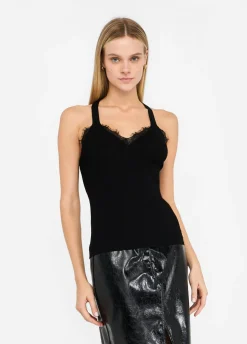 Liu Jo Top avec dentelle|Femme Mailles
