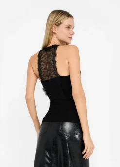Liu Jo Top avec dentelle|Femme Mailles