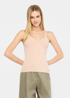 Liu Jo Top avec dentelle|Femme Mailles
