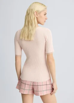 Liu Jo Top avec empiècements en tulle|Femme Mailles