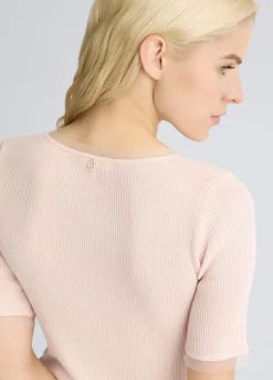 Liu Jo Top avec empiècements en tulle|Femme Mailles