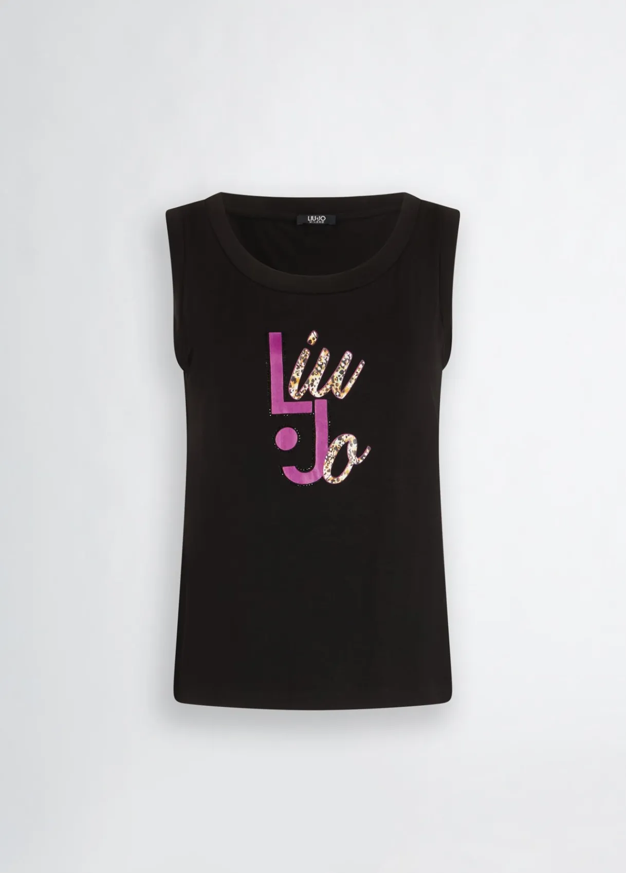 Liu Jo Top avec logo et strass|Femme Mode Plage|T-Shirts Et Tops