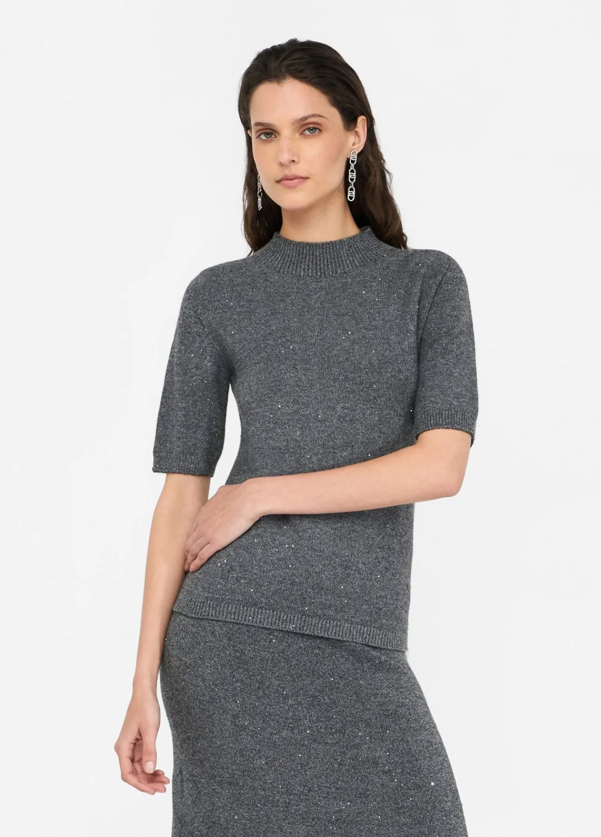 Liu Jo Top avec micro-paillettes|Femme Mailles