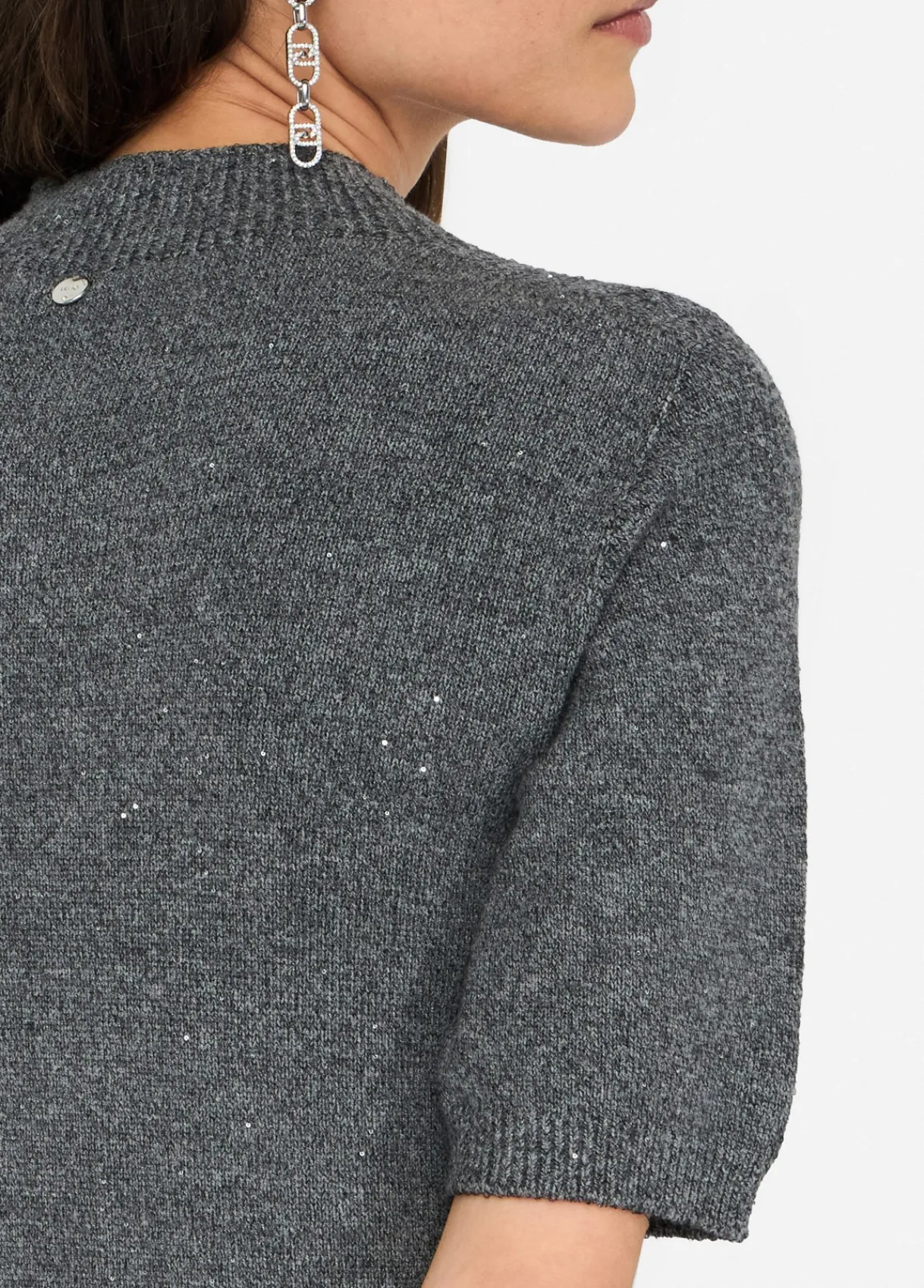 Liu Jo Top avec micro-paillettes|Femme Mailles