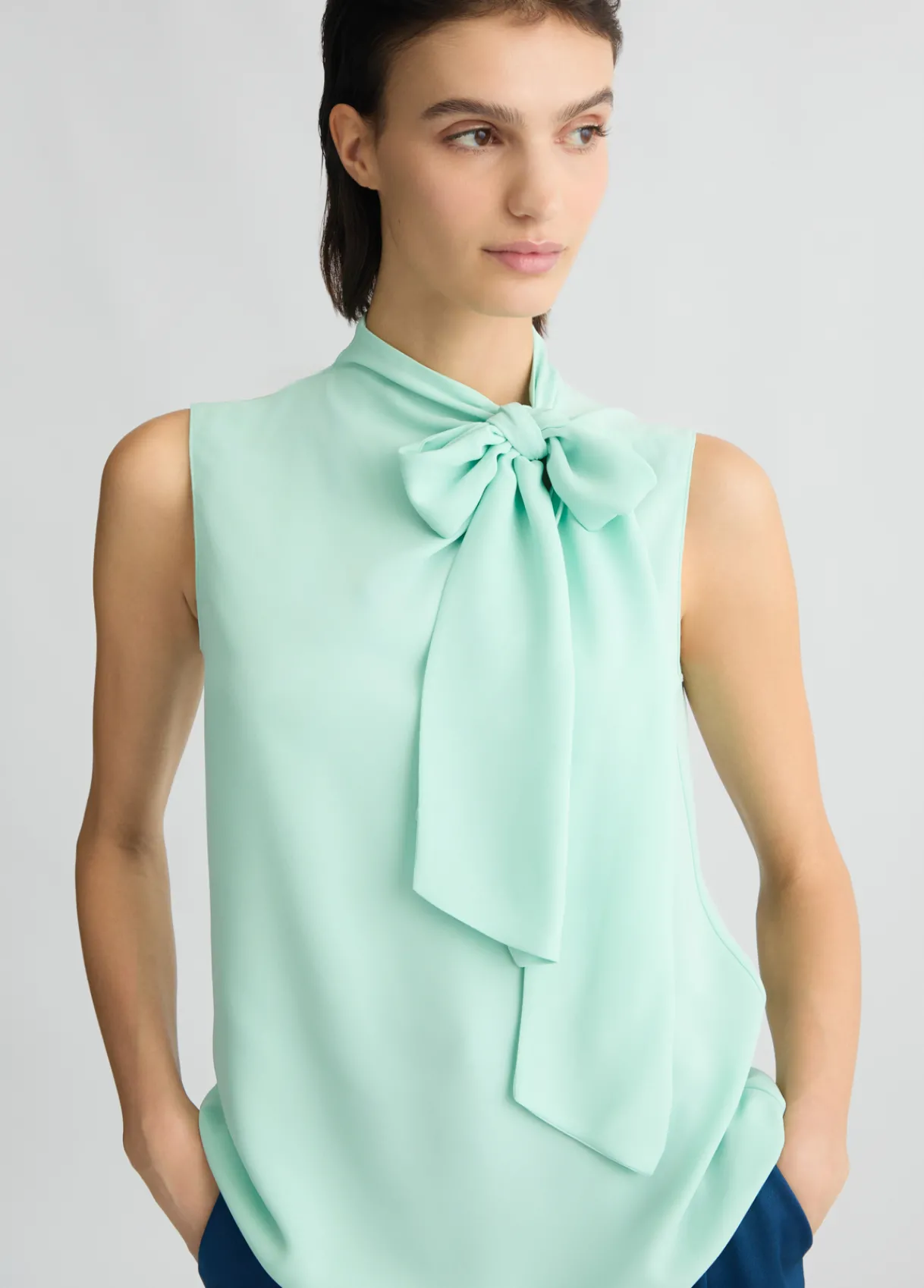 Liu Jo Top avec nœud|Femme T-Shirts Et Tops|Chemises Et Blouses