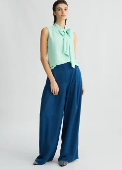 Liu Jo Top avec nœud|Femme T-Shirts Et Tops|Chemises Et Blouses