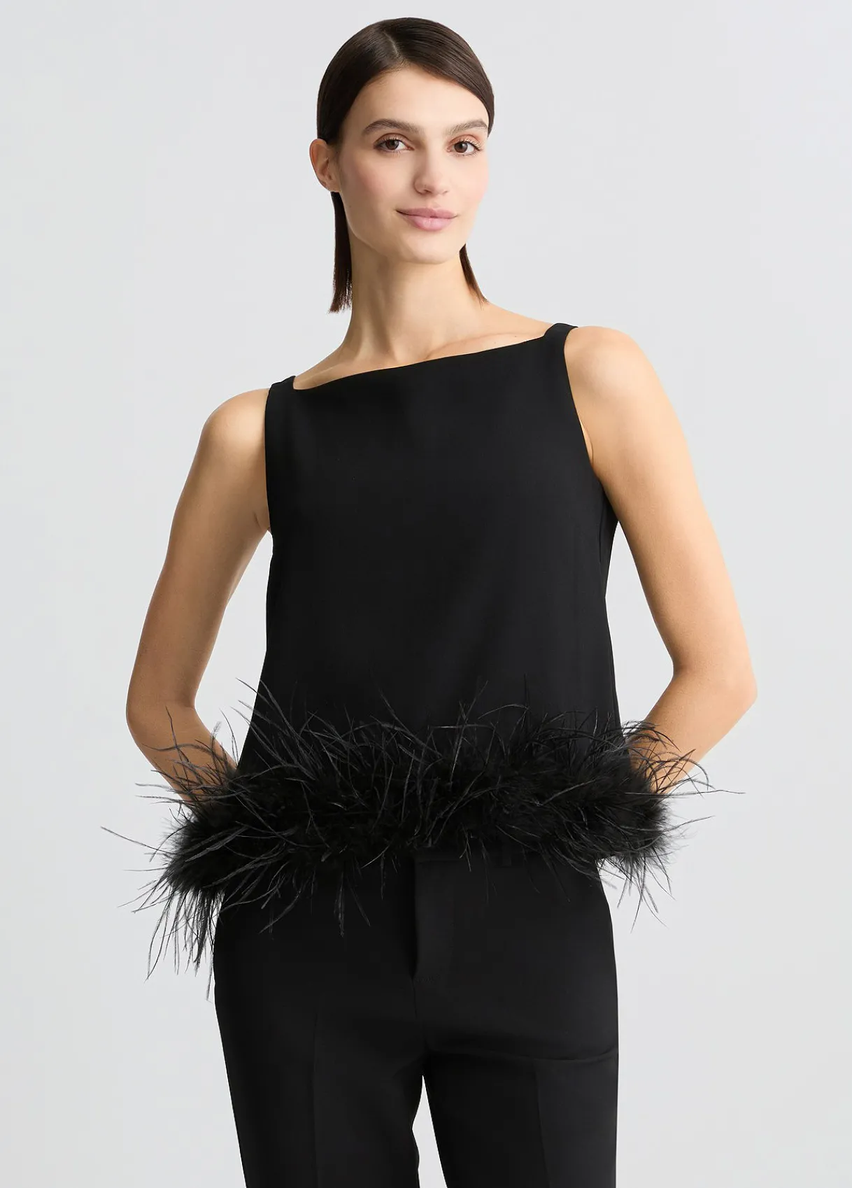Liu Jo Top avec Plumes|Femme T-Shirts Et Tops|Cérémonie
