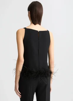 Liu Jo Top avec Plumes|Femme T-Shirts Et Tops|Cérémonie