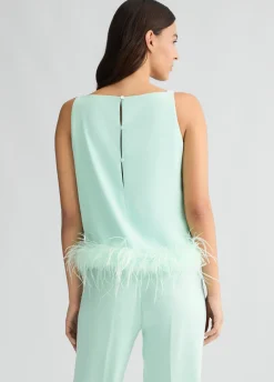 Liu Jo Top avec Plumes|Femme T-Shirts Et Tops|Cérémonie