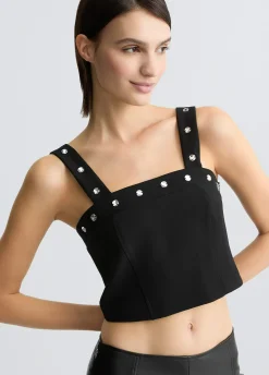 Liu Jo Top avec strass|Femme Tailleurs|T-Shirts Et Tops