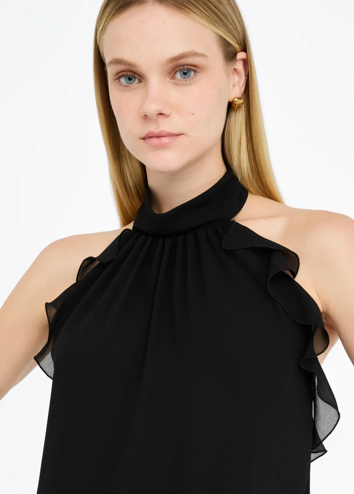 Liu Jo Top de cérémonie en georgette|Femme T-Shirts Et Tops|Cérémonie