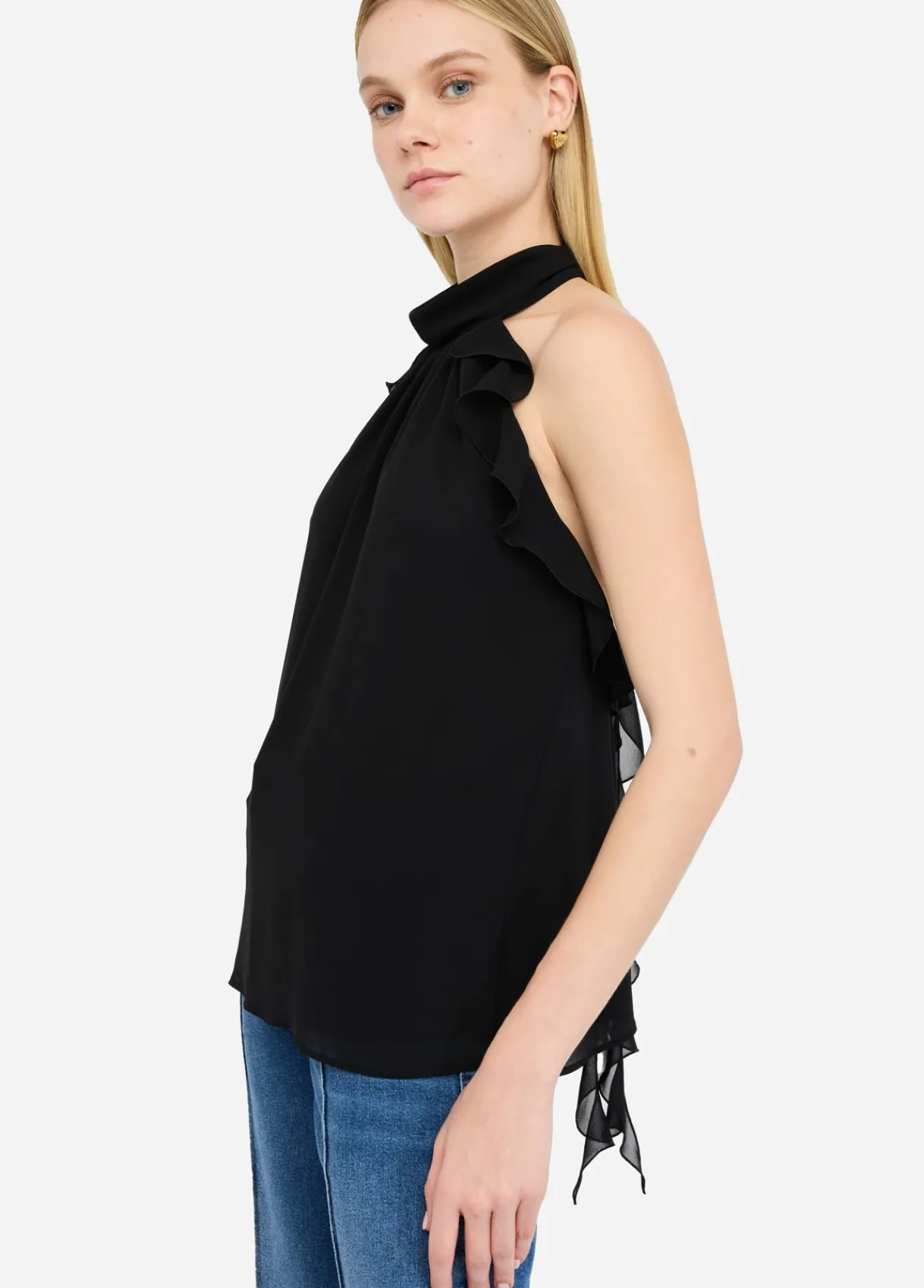 Liu Jo Top de cérémonie en georgette|Femme T-Shirts Et Tops|Cérémonie