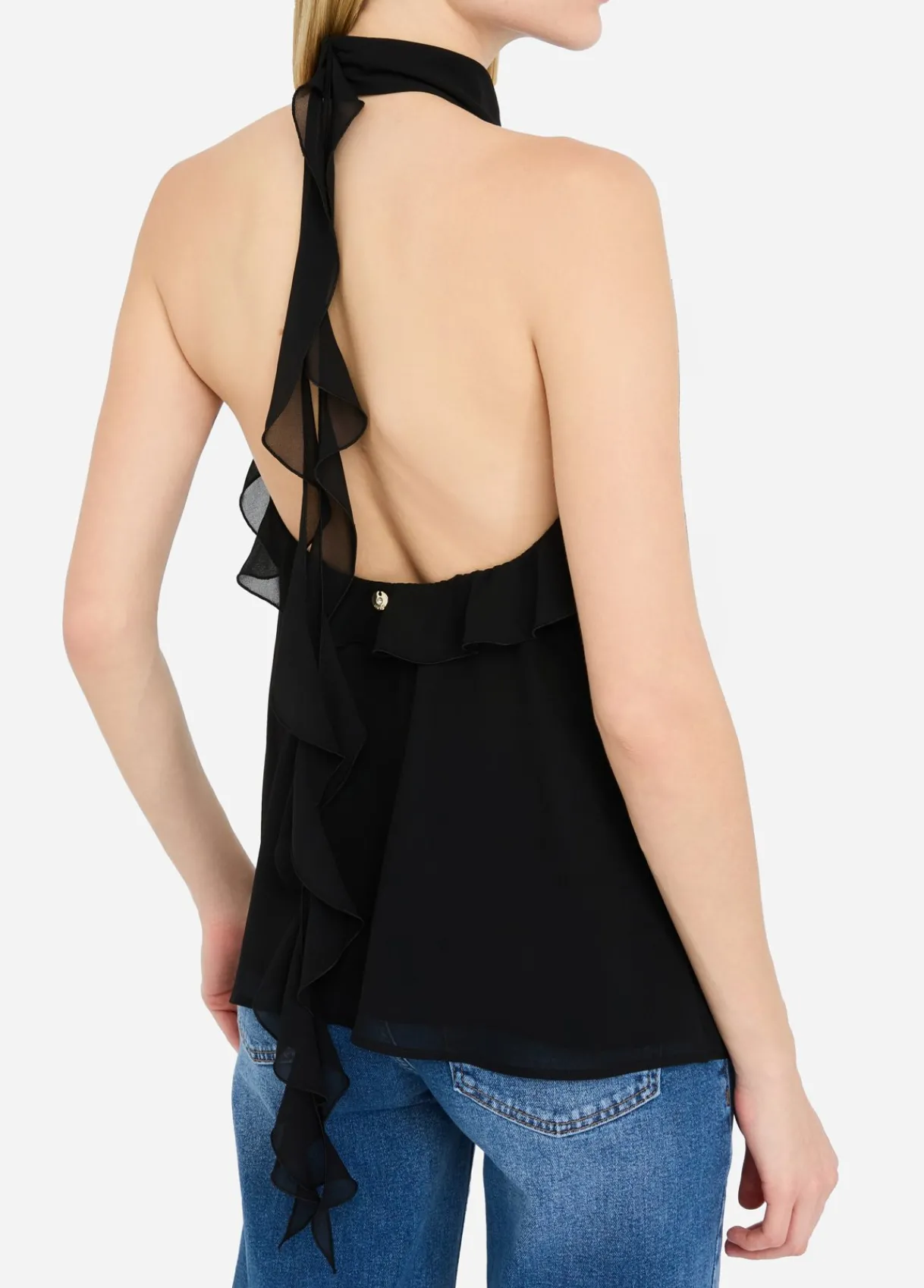 Liu Jo Top de cérémonie en georgette|Femme T-Shirts Et Tops|Cérémonie