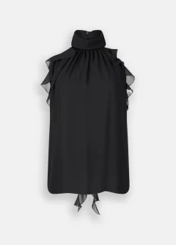Liu Jo Top de cérémonie en georgette|Femme T-Shirts Et Tops|Cérémonie