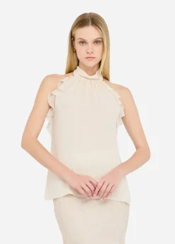 Liu Jo Top de cérémonie en georgette|Femme T-Shirts Et Tops|Cérémonie