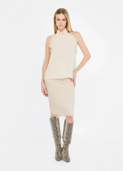 Liu Jo Top de cérémonie en georgette|Femme T-Shirts Et Tops|Cérémonie