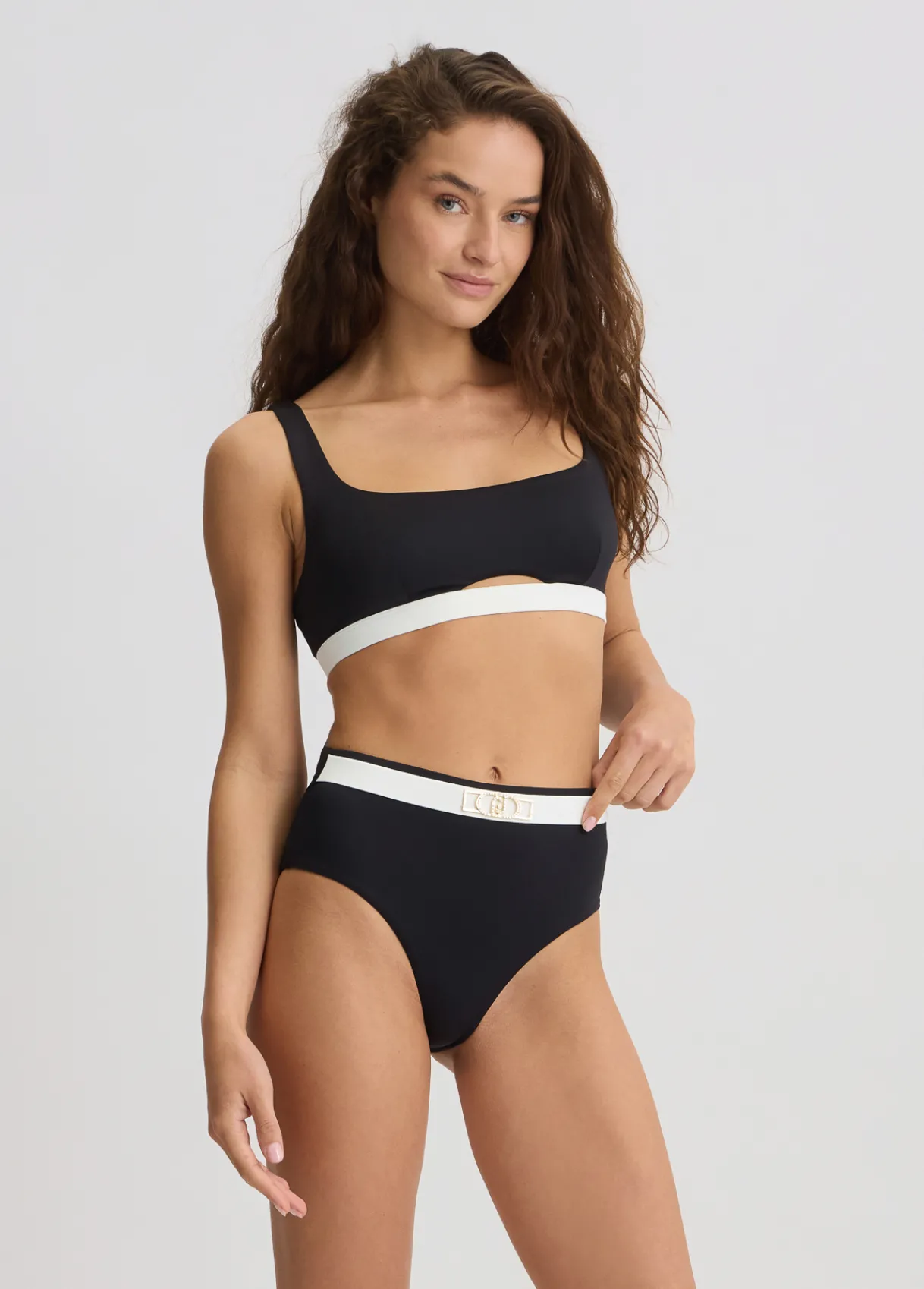Liu Jo Top de plage et slip taille haute|Femme Mode Plage