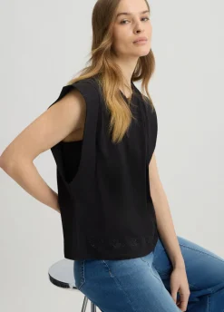 Liu Jo Top en coton|Femme Vêtements De Sport|T-Shirts Et Tops