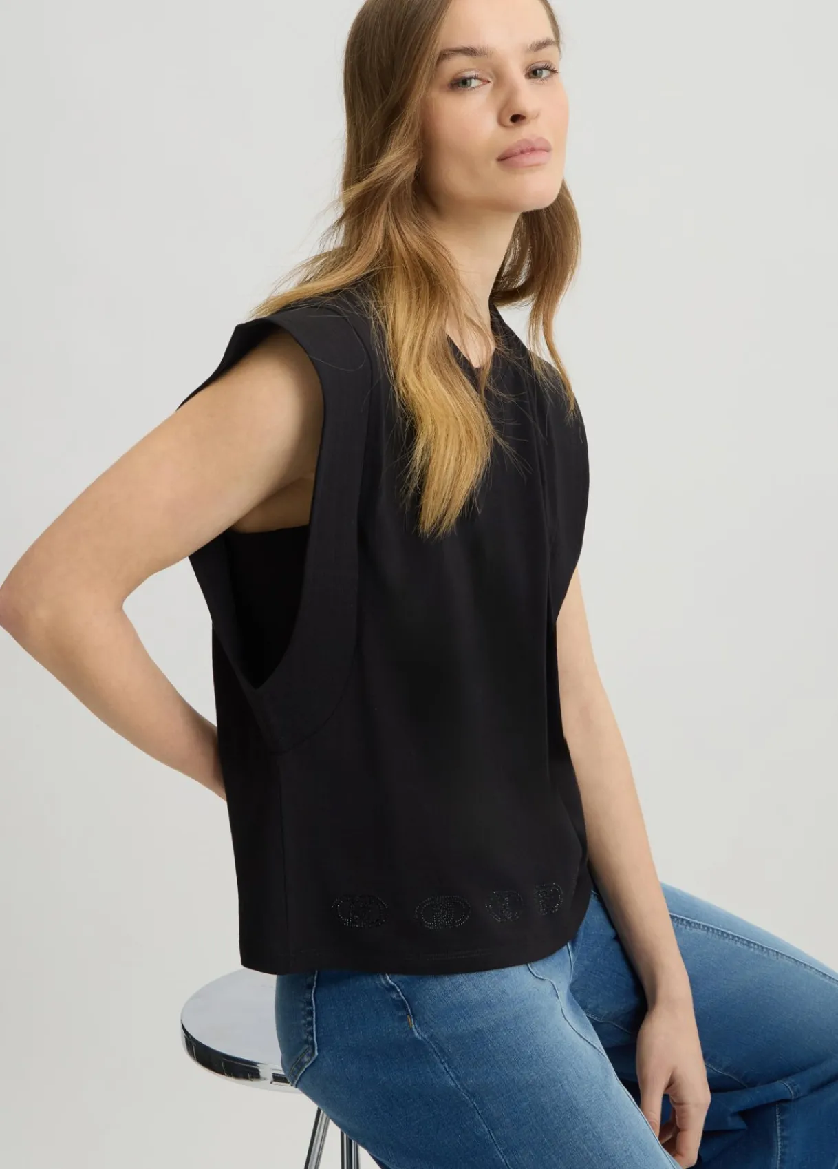 Liu Jo Top en coton|Femme Vêtements De Sport|T-Shirts Et Tops