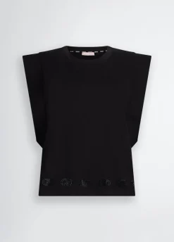 Liu Jo Top en coton|Femme Vêtements De Sport|T-Shirts Et Tops