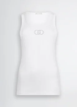 Liu Jo Top en coton avec logo|Femme T-Shirts Et Tops