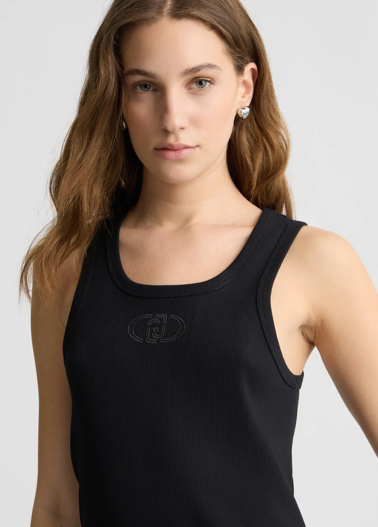 Liu Jo Top en coton avec logo|Femme T-Shirts Et Tops