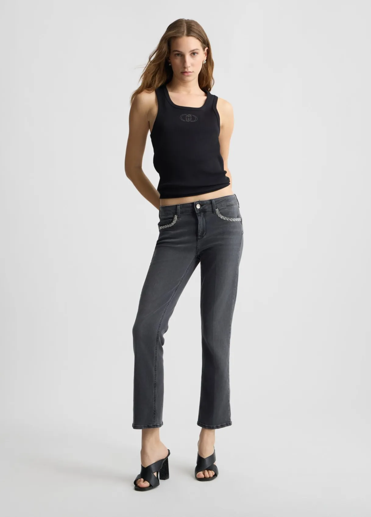 Liu Jo Top en coton avec logo|Femme T-Shirts Et Tops
