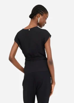 Liu Jo Top en crêpe de chine|Femme T-Shirts Et Tops